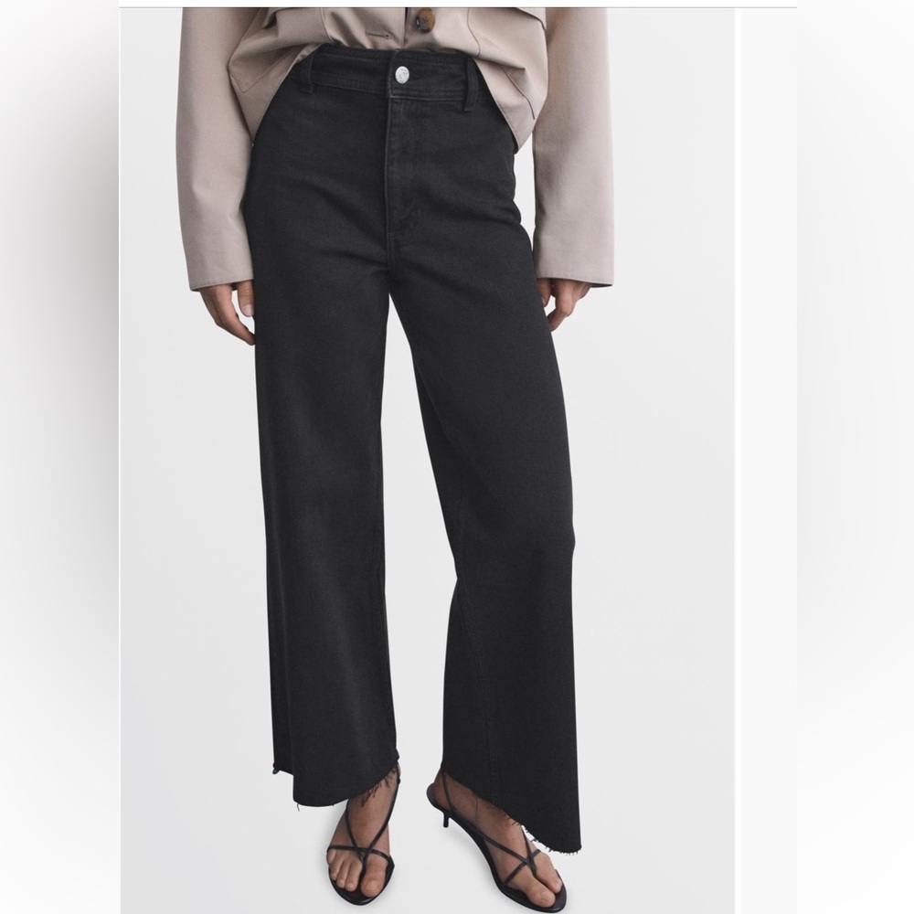 Mango Black Denim Jeans